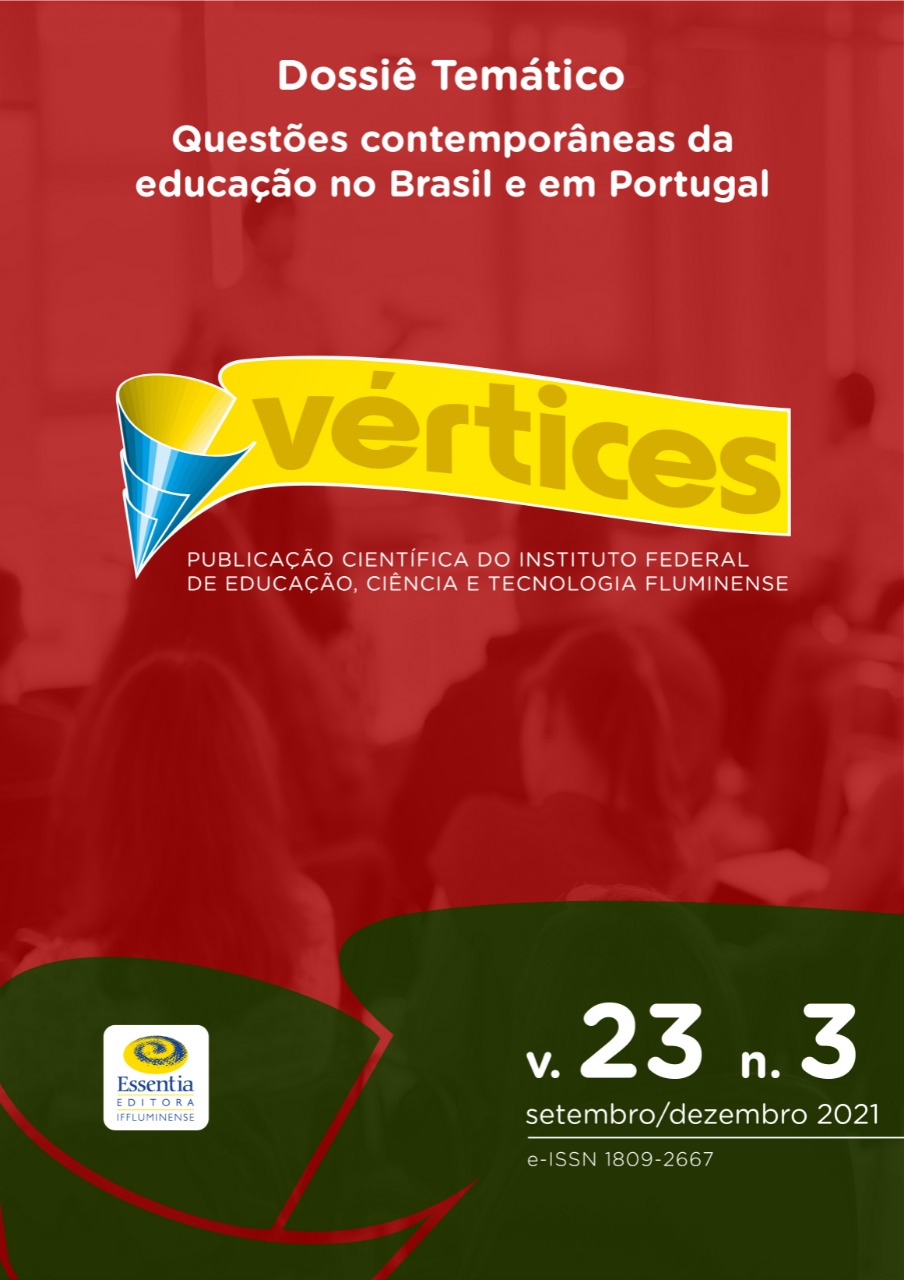Revista Vértice - Questões contemporâneas da educação no Brasil e em Portugal